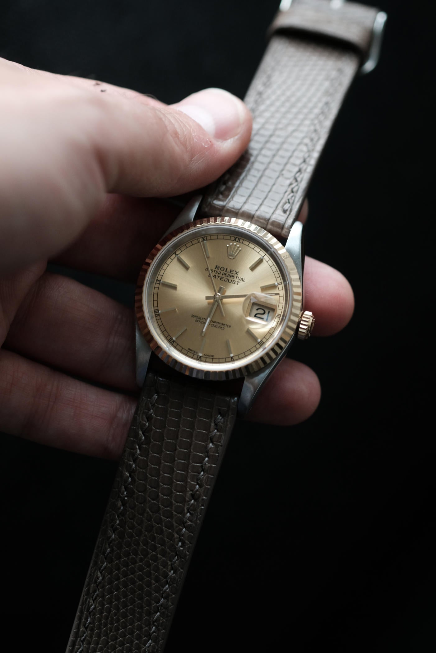 Custom Lizard Watch Strap