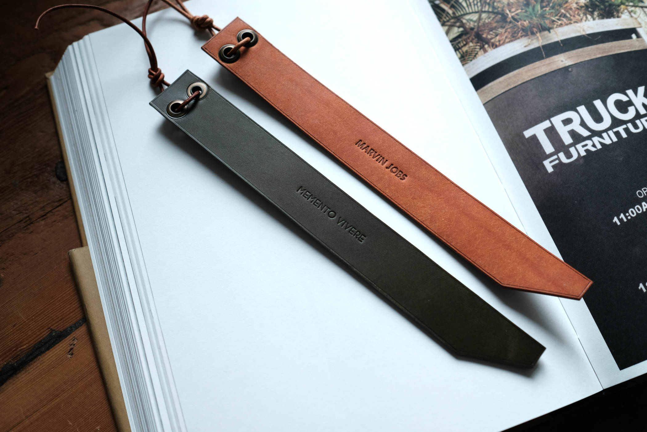 Leather Bookmark - Cavalier Goods Co.