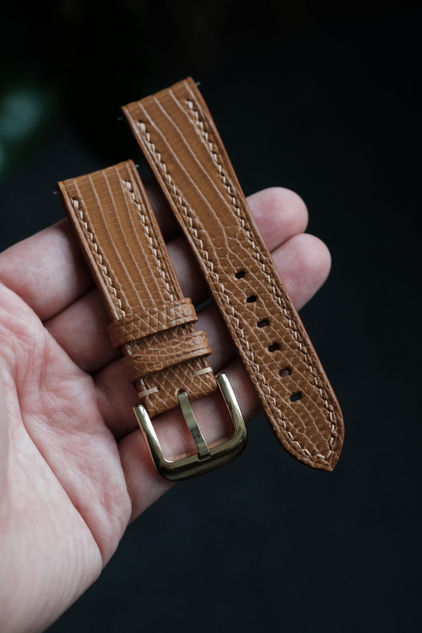 Custom Lizard Watch Strap